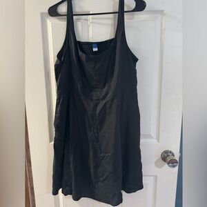 🖤 Old Navy Black Sleeveless A-Line Dress – Size Large – Classic & Flattering Fit